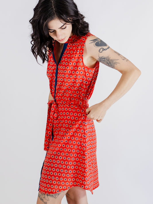 Thalia Shirt Dress, Poppy Suns