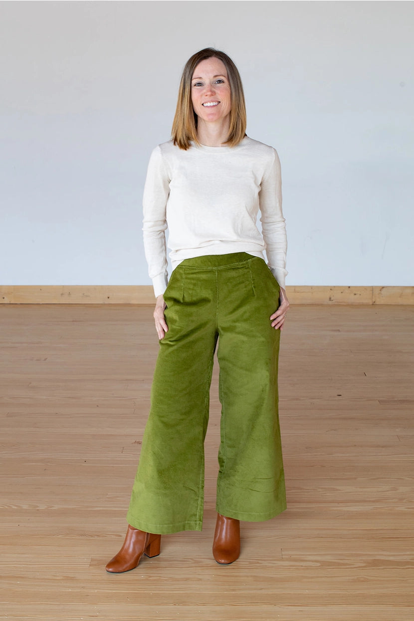 Wide Leg Pant, Jade