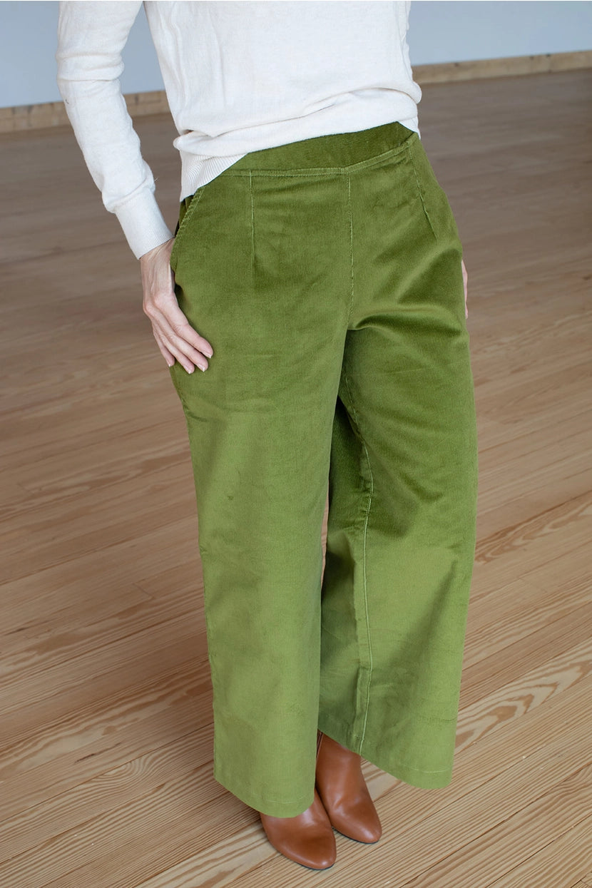 Wide Leg Pant, Jade