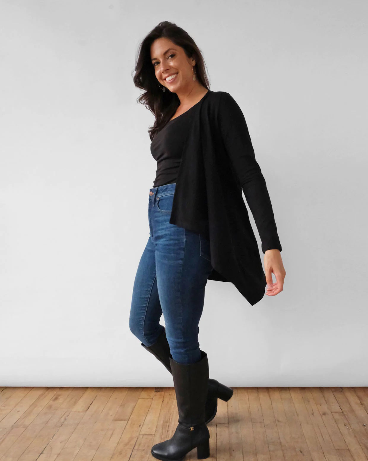 Wilma Cardigan, Black