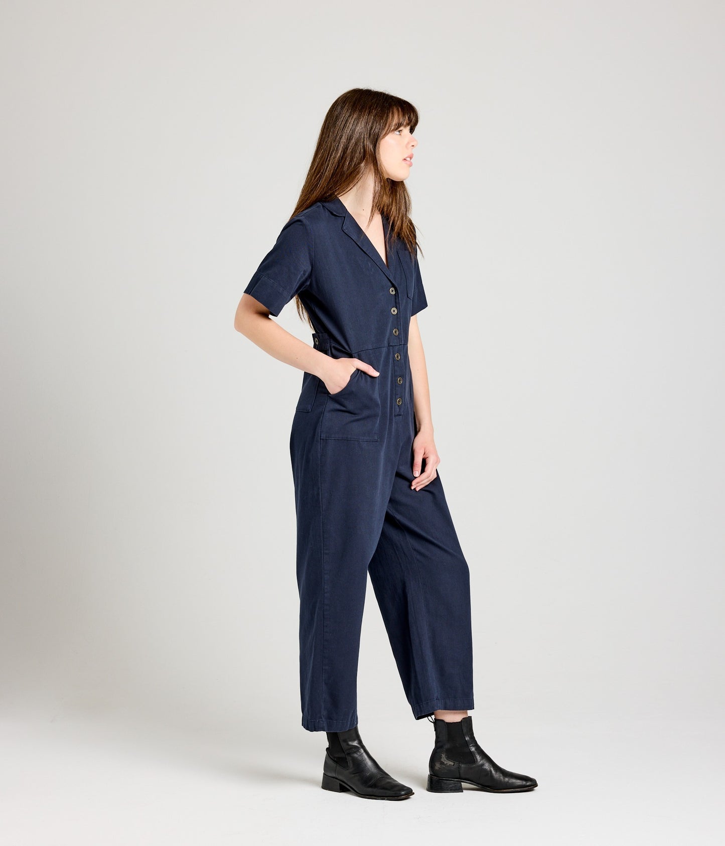 Gemini Jumpsuit, Dark Blue