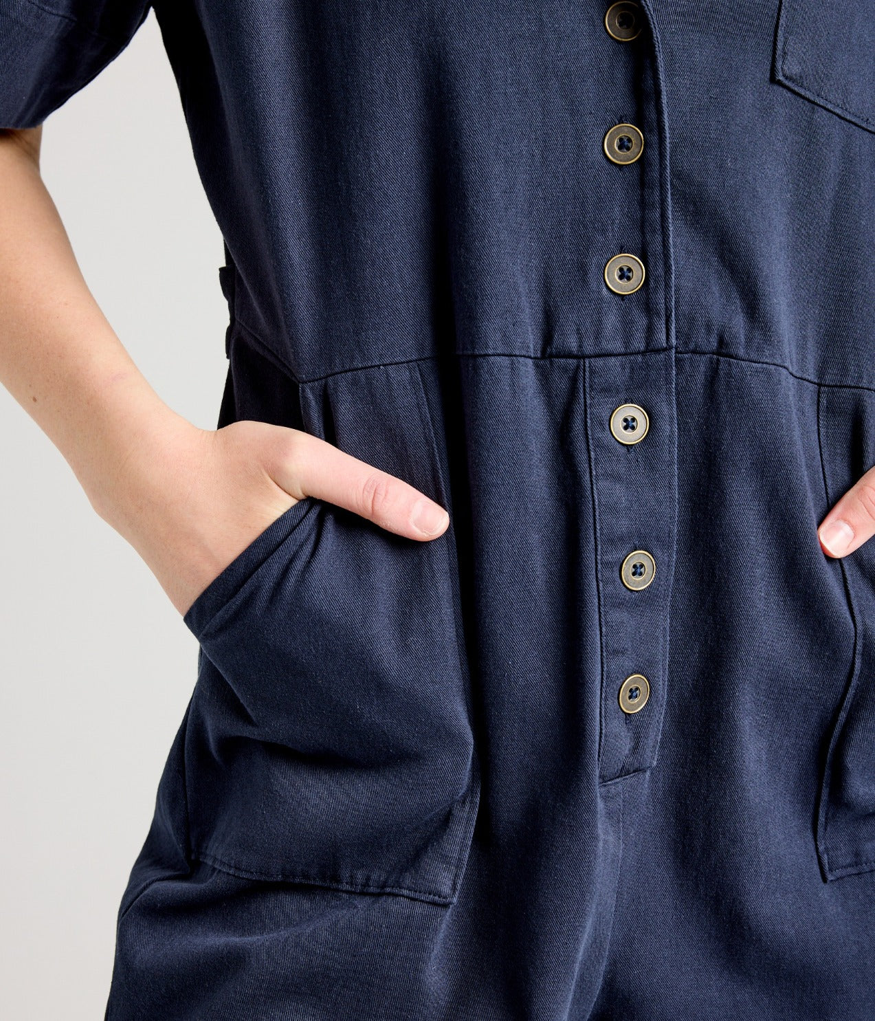 Gemini Jumpsuit, Dark Blue