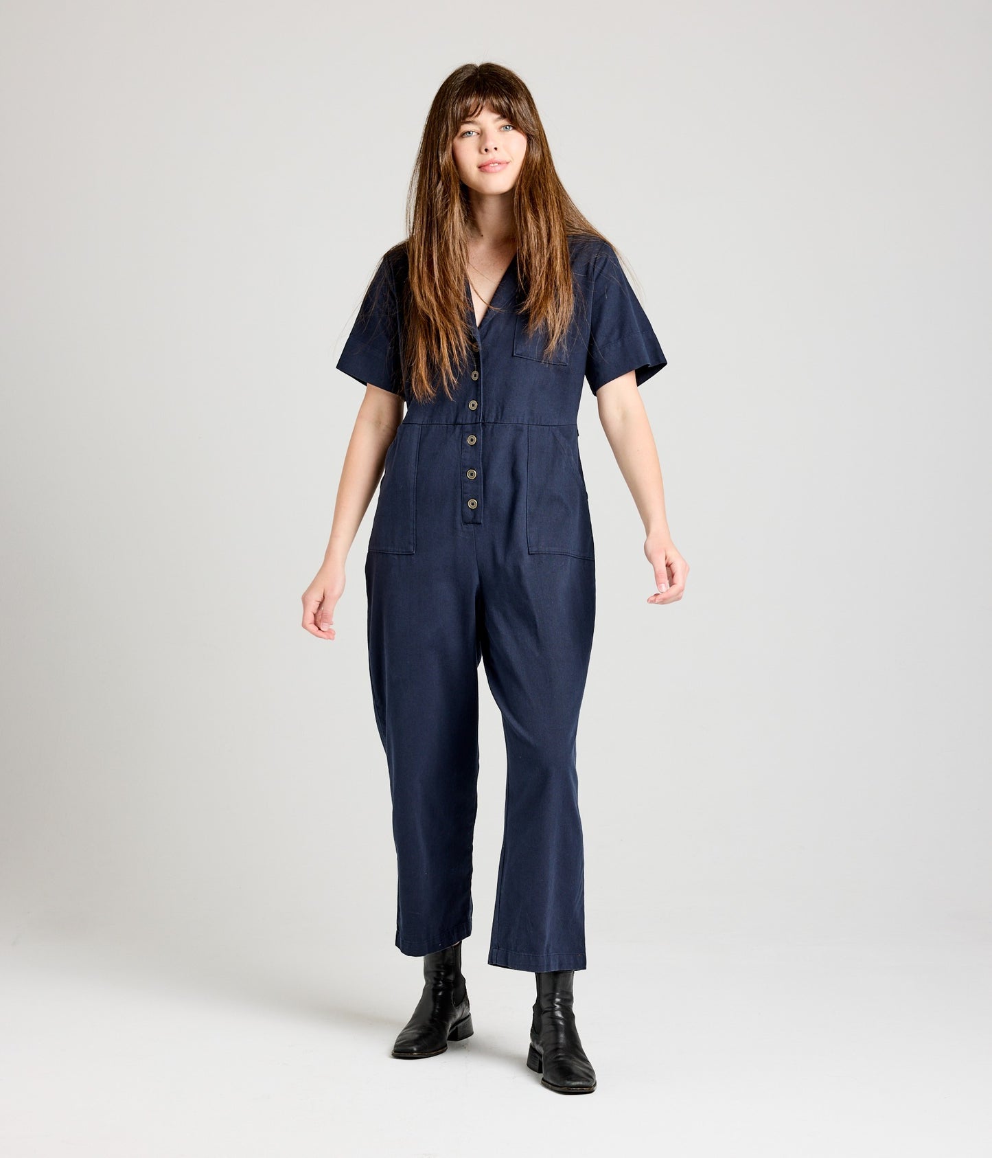 Gemini Jumpsuit, Dark Blue