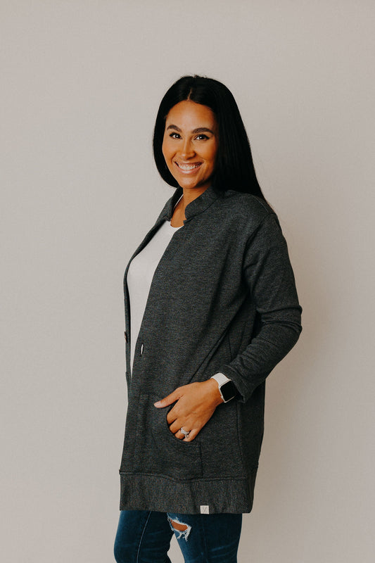 Oxford Blazer, Slate