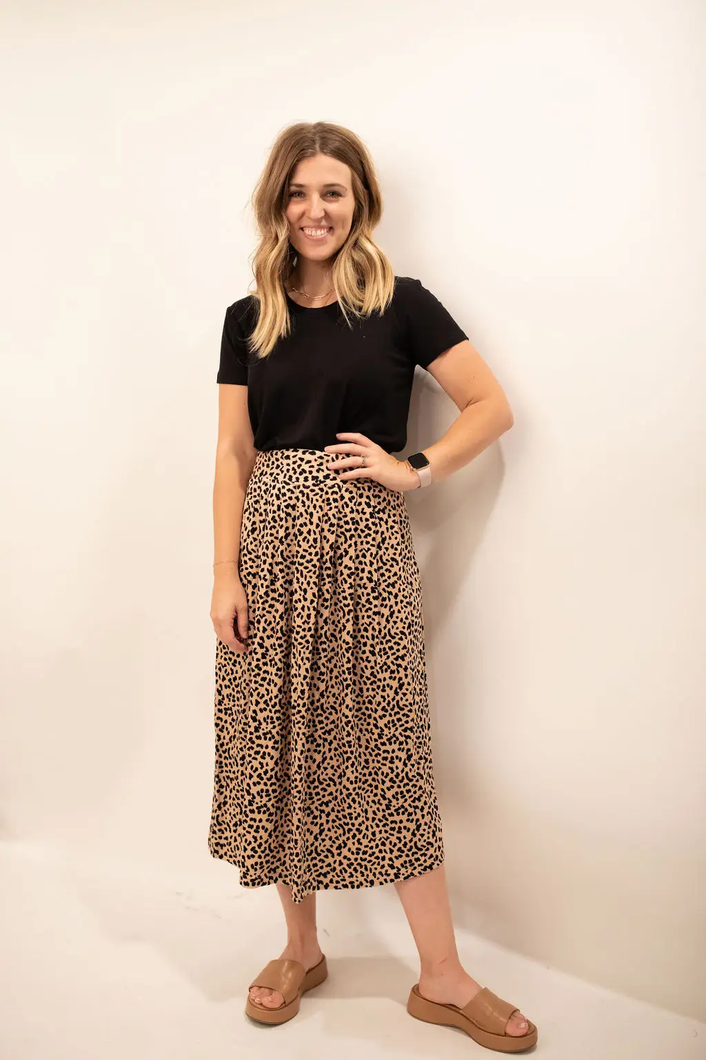 Midi Skirt, Spotted