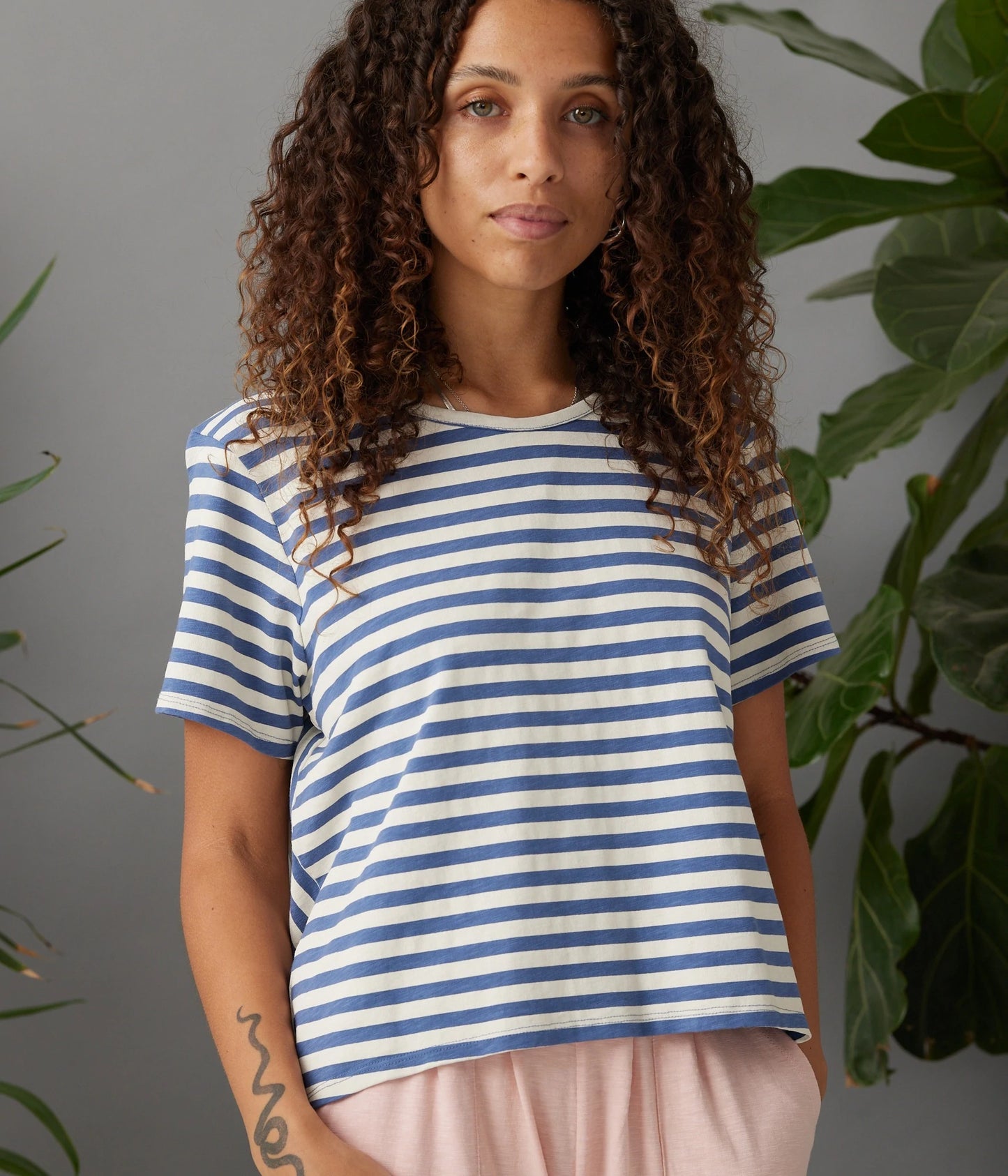 Nico Top, Steel Blue Stripe