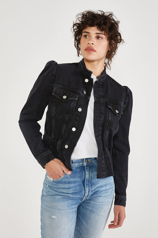 Remi Reconstructed Jacket, Black Rock